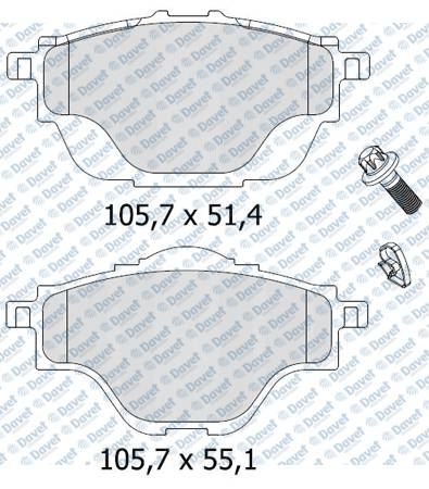 SWAPP 44305 Fren Balatasi Arka Wva 25827 P3008 P308 Ii P508 Ii 18> P5008 Ii 16> C4 Ii Picasso 2013> C4 Spacetourer 18> Ds 7 Crossback 17> Ds 4 Ii 21> Ds 9 20> 1.6bluehdi Granland X 2017>